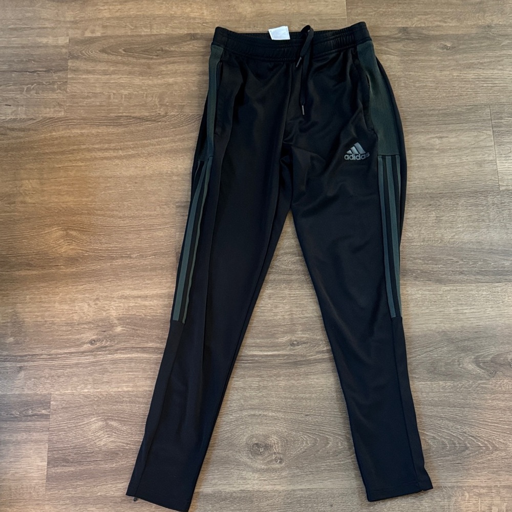 Adidas Men's Black and Gray Joggers